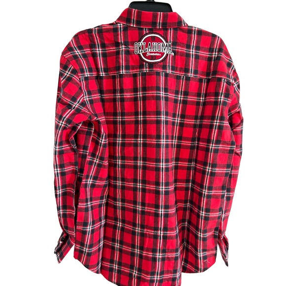 FOCO Oklahoma Sooners Men's NCAA College Flannel Shirt - Size S * M1228 - Picture 6 of 8